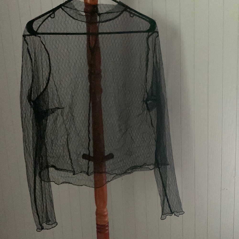 Forever 21 Fishnet Mesh Top 1x
